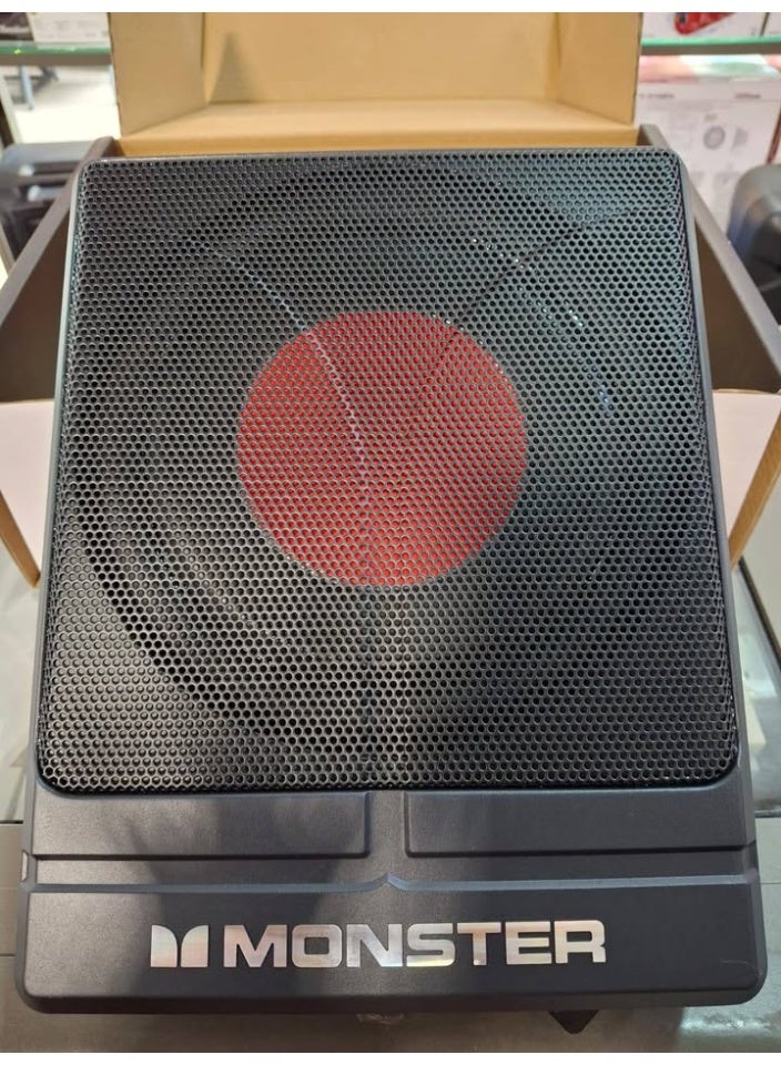 Monster Audio 9.2" Ultra Slim Active Subwoofer, Underseat Amplified Tune Up Subwoofer 1500w Max power - Image 4